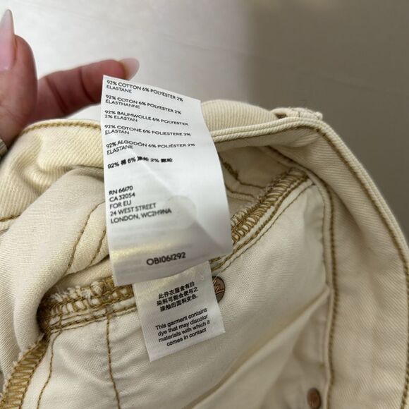 Free People We the Free High Rise Raw Hem Skinny Jeans 32 - Picture 7 of 7